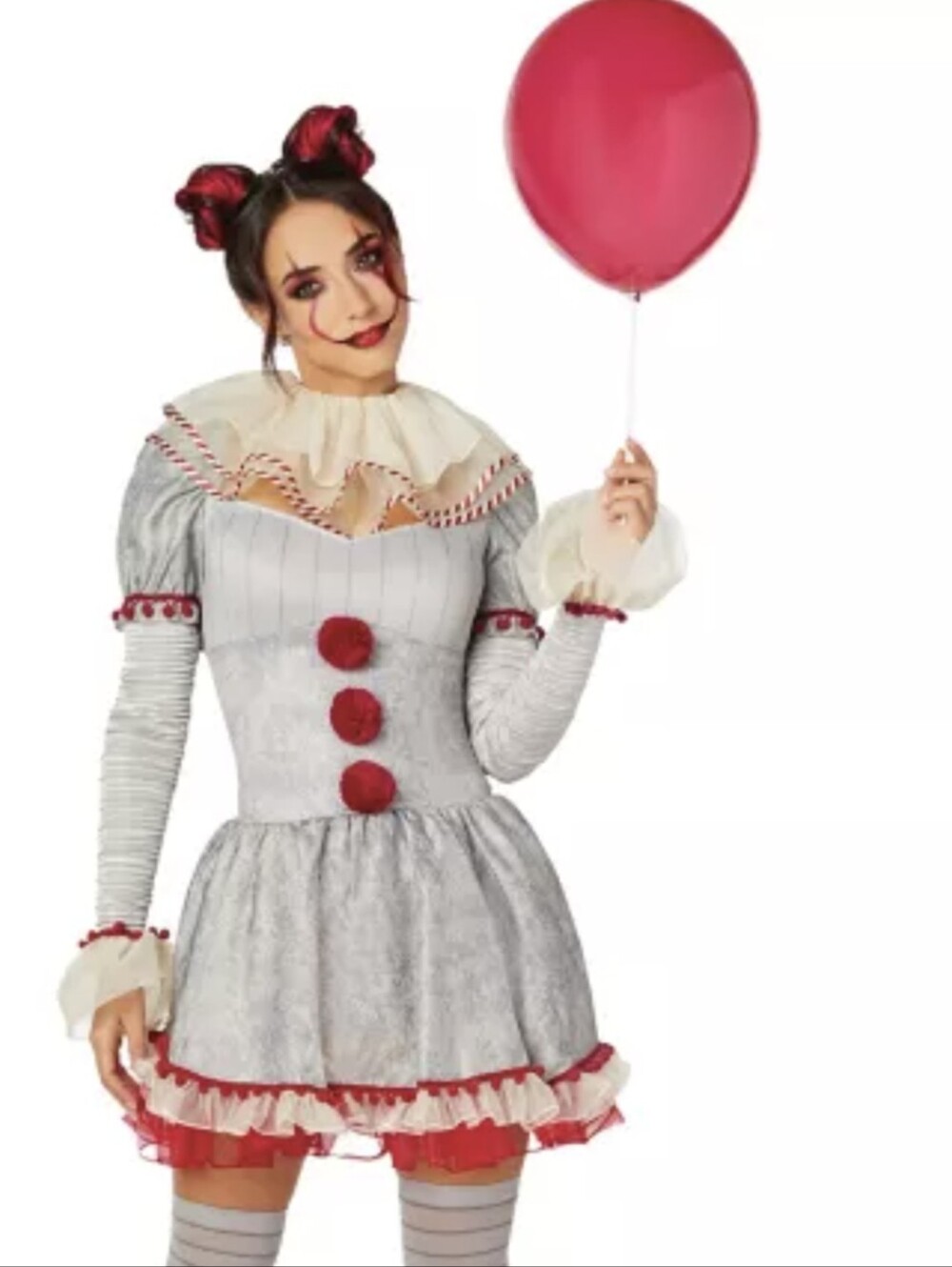 Spirit Halloween Women's Pennywise Clown Dress Costume - It: Chapter Two Small
